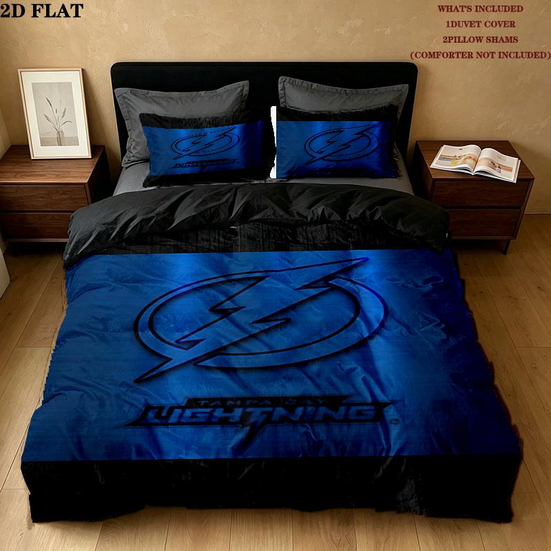 Tampa Bay Pattern Bedding uilt Set uilt Cover Pillowcase Home Decoration Birthday Gift (1 * duvet cover + 2 * pillowcase without core)
