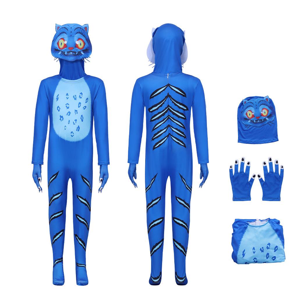 K-POP Cosplay: Demon Hunter Group 2 Tiger Performance Bodysuit Costume 110 cm