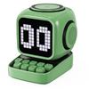 Little Magic Cube Smart Bluetooth Speaker with Magnetic Wireless Charger, Alarm Clock, White Noise, and Retro Design