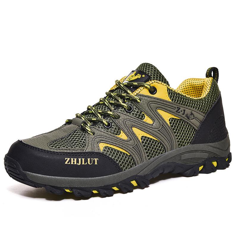 New autumn and winter outdoor hiking shoes casual breathable mesh non-slip flat bottom strap