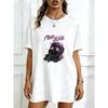 Oversized T Shirt Black Feel Alive Skull With Stars And Crown Graphic Print Casual Streetwear Fashion For Women