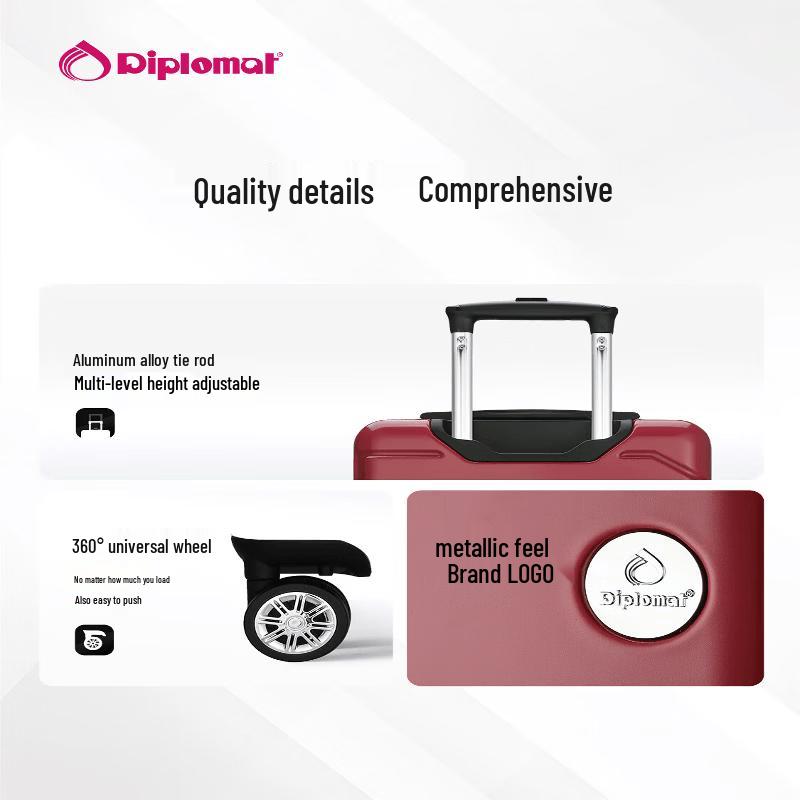 Diplomat TC-6902 Business Universal Wheel Luggage with TSA Lock