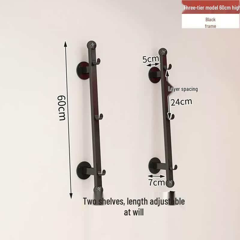 Wall Mounted Multi-Layer Banner Display Rack