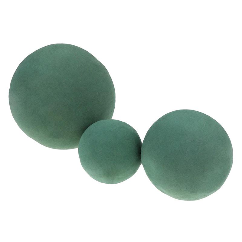 9/12/15Cm Round Green Dried Flower Ball Mud Sponge Blocks Bouquet Decoration