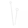 Metal Sewing Loop Turner Hook for Turning Fabric Tubes Straps Belts Strips, DIY