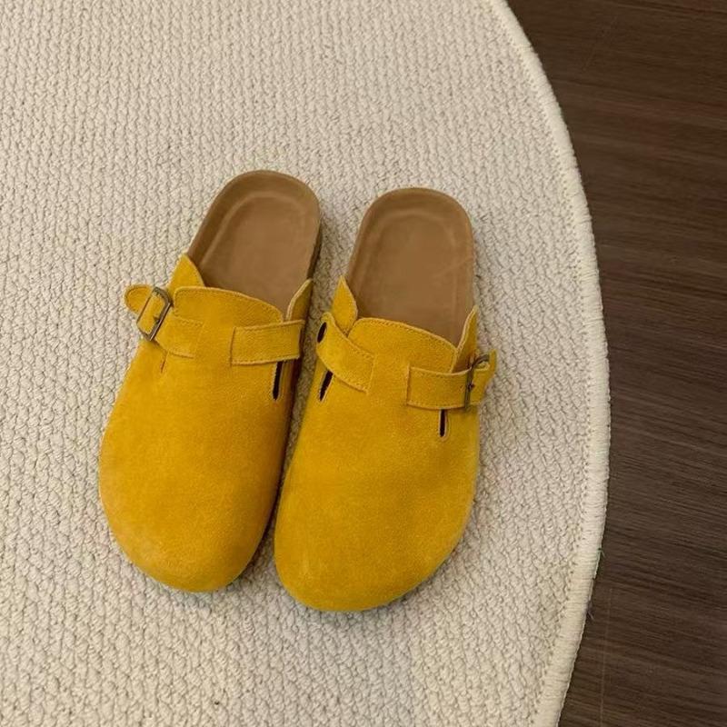 Tamanho Grande Tamancos Clássicos de Cortiça Camurça Chinelos Moda Mulheres Homens Mules Exterior Antiderrapante Tamancos de Cortiça Chinelos Com Fivela Ajustável