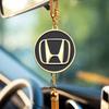 VFHJQ1 3D Metal Auto Hanging Ornaments Car Rearview Mirror Emblem Pendants For Honda Mugen Power Civic Accord Odyssey City CRV Spirior