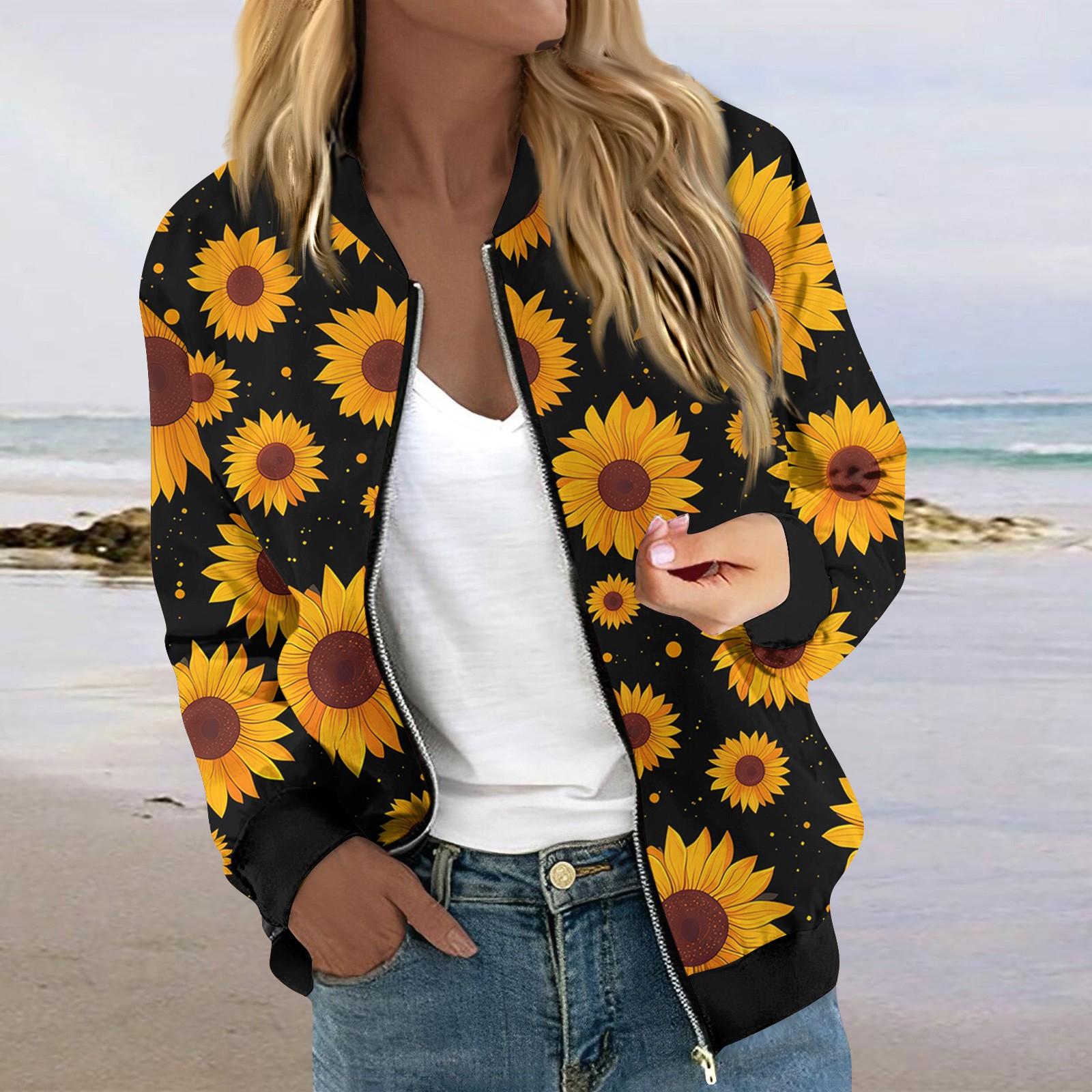 

Куртки женские с длинным рукавом, легкие, на молнии, укороченные, с принтом, верхняя одежда, повседневные, стеганые куртки с карманами XL шафрановый