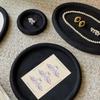 Retro Jewelry Display Tray Counter Earring Ring Display Trays Luxury Bracelet Storage Tray Live Streaming Jewelry Shooting Props