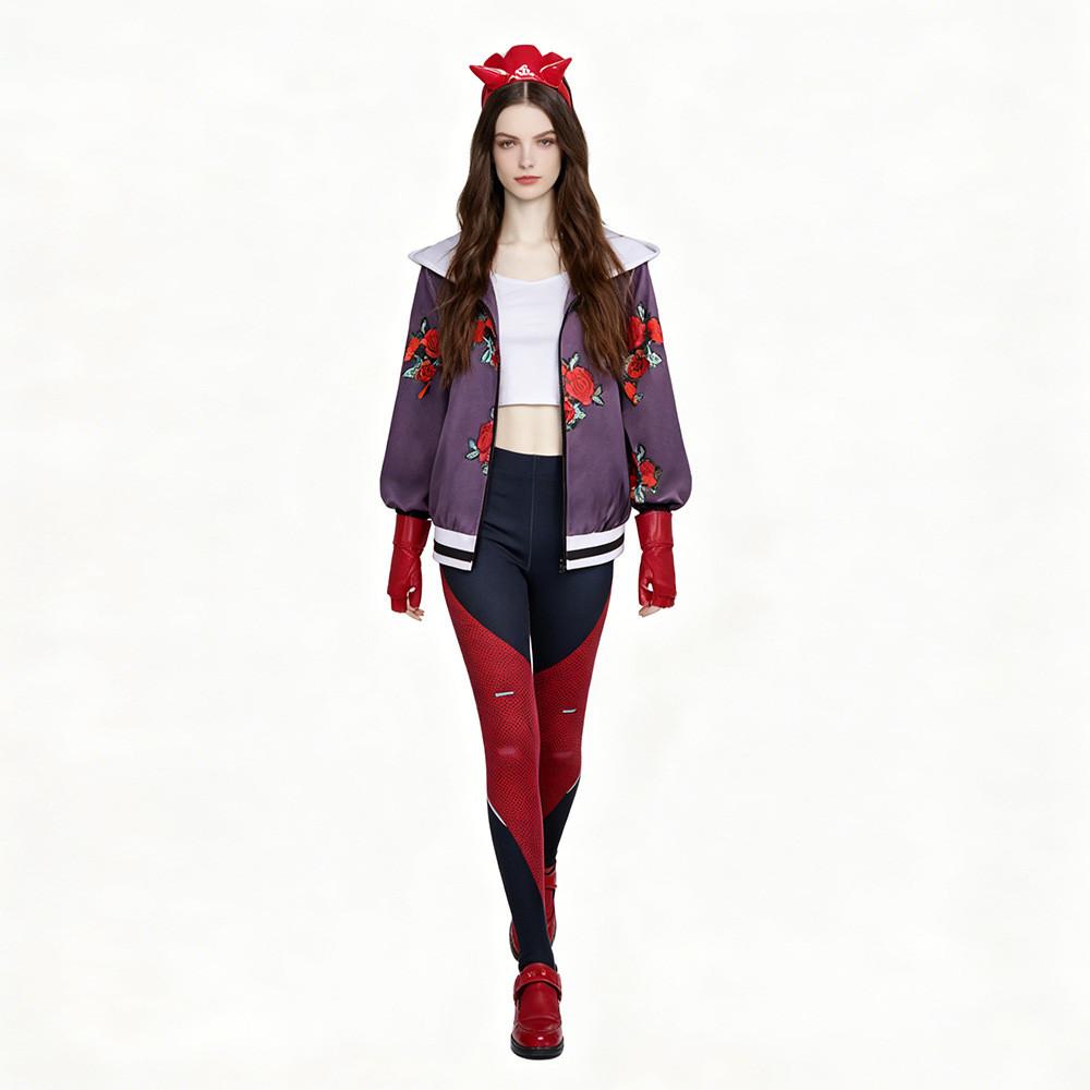 Overwatch Kiriko Cosplay Costume For Women With Soft Velvet Material For Halloween And Anime Conventions