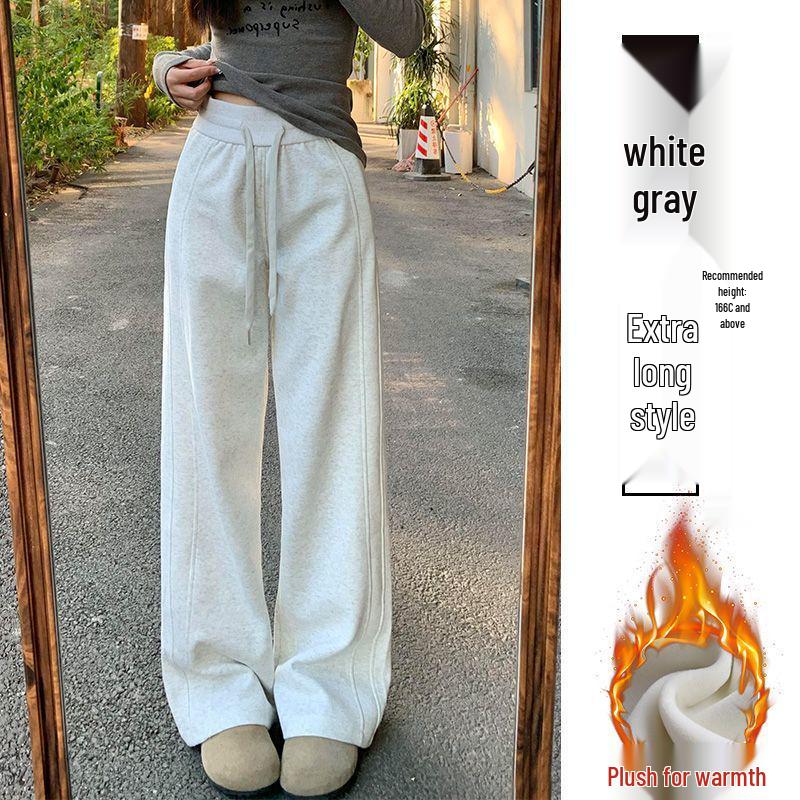 Damen Dicke Graue Fleecegefütterte Jogginghose - Neu für Herbst/Winter 2025, Erhältlich in Schmalen, Weiten und Geraden Beinschnitten.