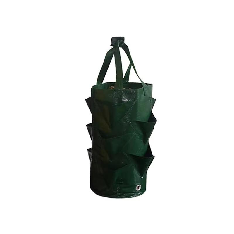 Erdbeere Hängender Kräutertopf Beutel Einfache Gartenaufbewahrung Pflanzenpflege & Ausstellungsbehälter - Umweltfreundlicher Anzuchtbeutel