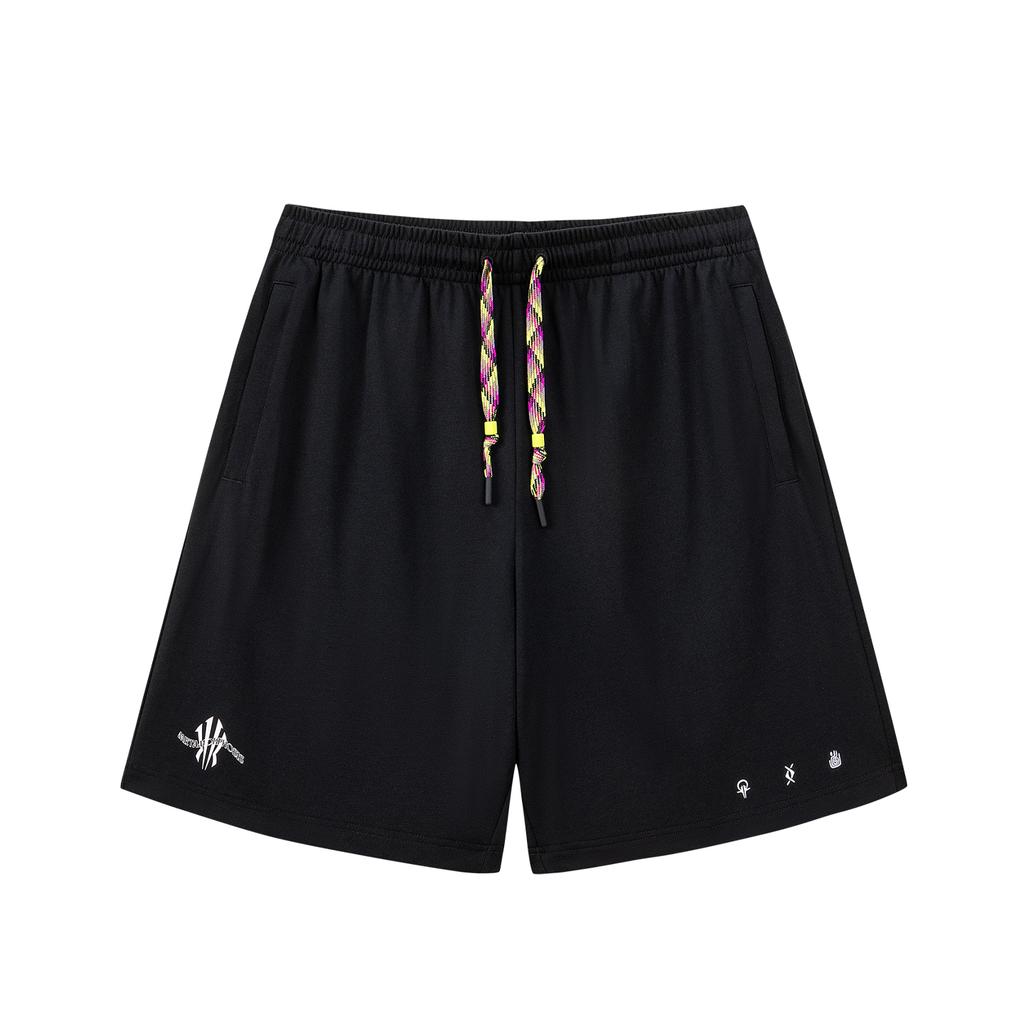 Anta Basketball Knit Shorts Summer 2026 Casual Shorts Unisex Shorts Black 972621302-3