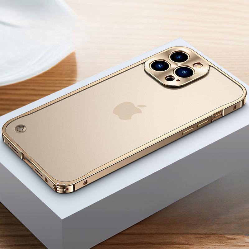 

Підходить для IPhone15 Металева рамка Об єктив Чохол для мобільного телефону Apple 14 Креативна застібка у вигляді морського коника XR Матова задня кришка iPhone 14