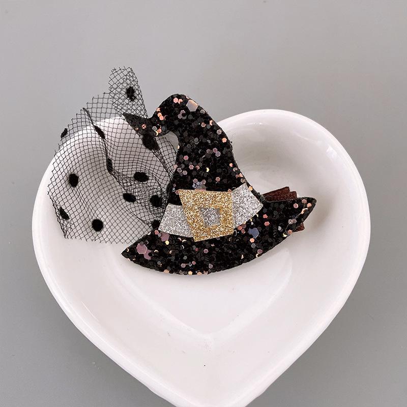 Bandeau Citrouille d'Halloween Squelettique & Pinces à Cheveux Mignonnes pour Enfants