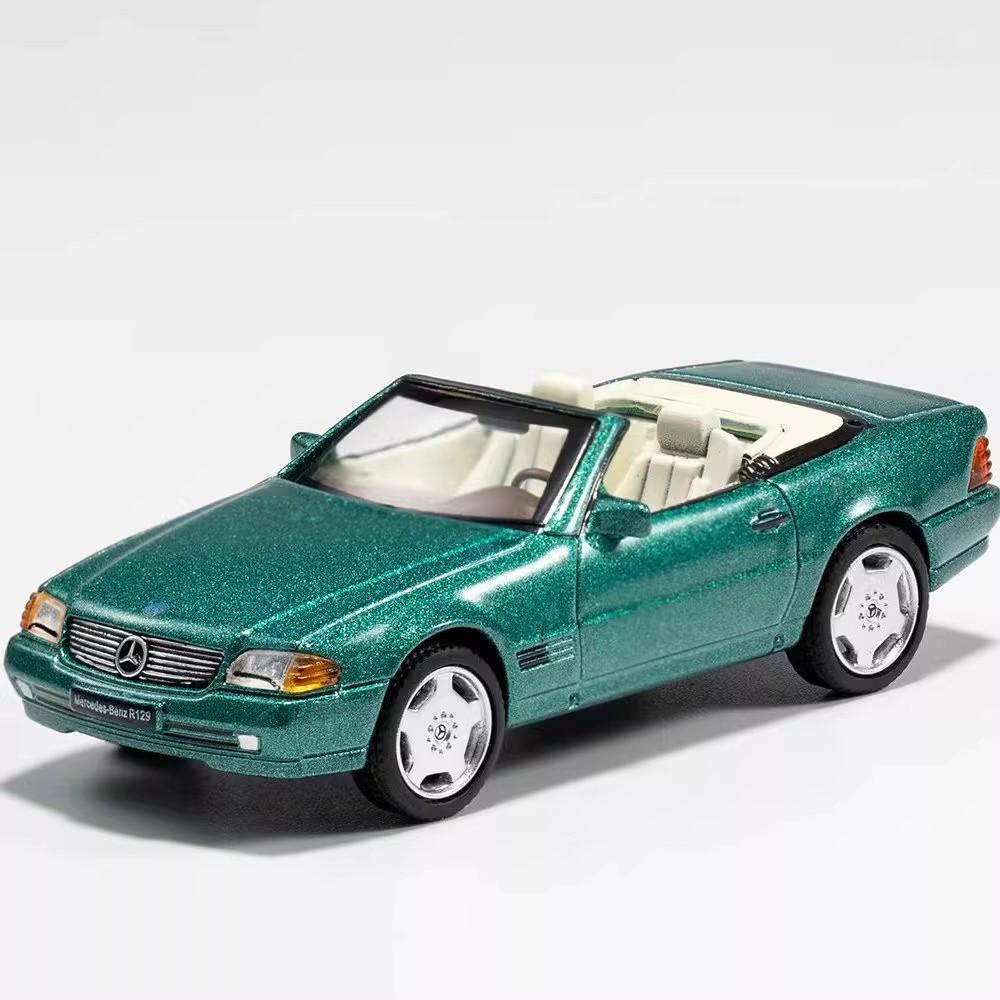 DCT/SHADOW 1/64 Mercedes-Benz SL500 Convertible Sports Cars Alloy Toys Diecast Metal Model Kids Xmas Gift Toys for Boys