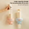 Plastic Disposable Paper Cup Holder Punch Free Wall Mounted Automatic Cup Dispenser Large Capacity Dustproof Container Home
