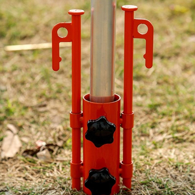 Camping Metal Tents Tube Suit Stainless Umbrellas Rod Outdoor Ground Holder for Reliable Stability