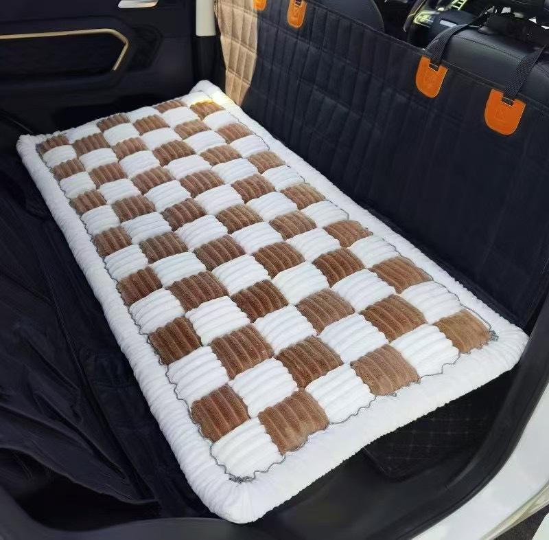 Plush Non-Slip Car Backseat Pet Cushion and Sofa Pad