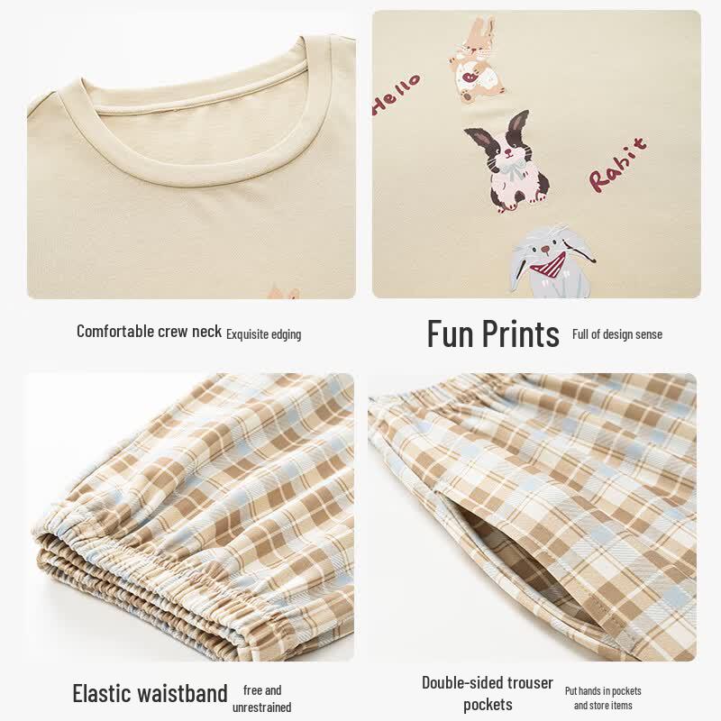 Women's 100% Cotton Long Sleeve Pajama Set