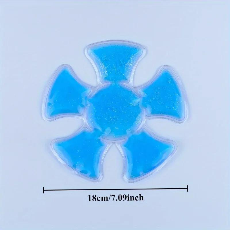 PVC Gel Ice Pack Adjustable Cooling Pad for Helmets & Hats Keep Cool Reusable Cold Compress Travel Portable Outdoor Accessory