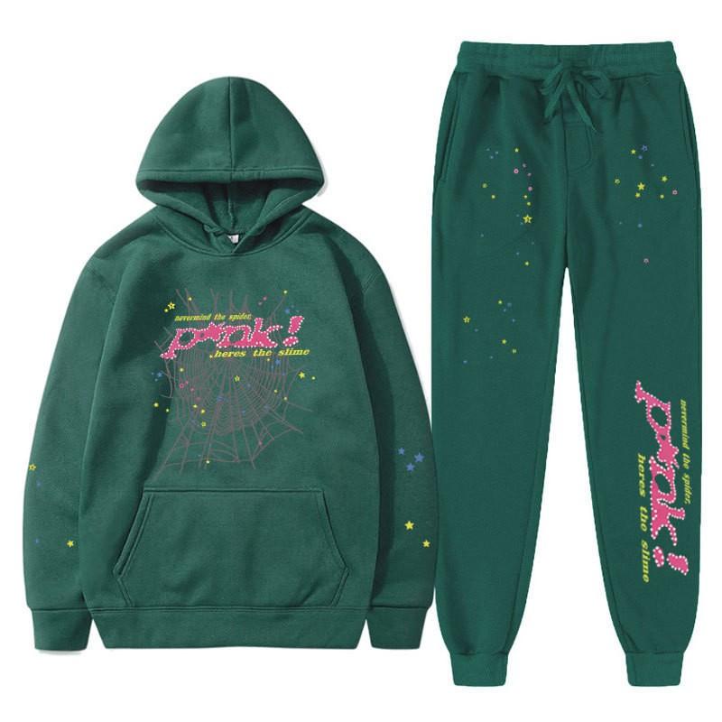 Růžový 555555 Potisk Unisex Sada Mikin Ležérní Sportovní Oblečení Pro Páry Lehký Teplý S Fleecovou Podšívkou