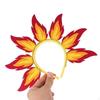 Fascia con Testa di Fiamme Accessorio Costume Accessori per Capelli per Cosplay Compleanno Stile A
