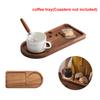Wooden Coffee Tray Breakfast Plate For Serving Food Hospitality Coffeeware Teaware Decoration Table Decoration Accessories