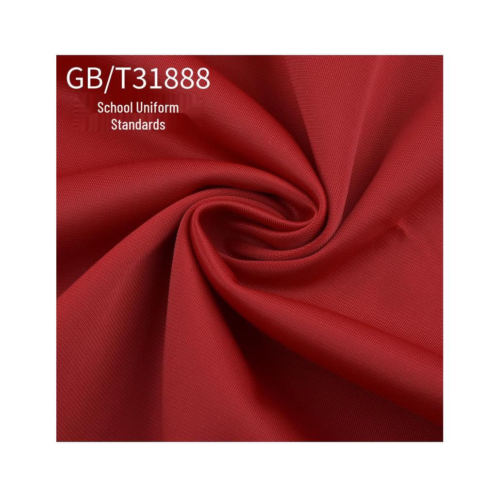 Golden Light Velvet Polyester Fabric for Sportswear and School Uniforms