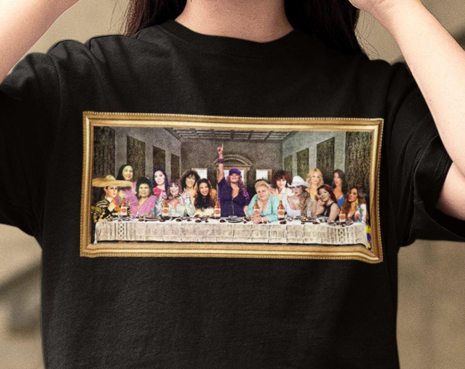 La Ultima Peda Cena Norteña Version Mujer Unisex T-Shirt | La ultima cena shirt | La ultima peda shirt | Jenni Rivera | Selena | Paquita la L