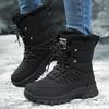 Nieuwe winter katoenen schoenen hoge sneeuwschoenen warme en antislip laarzen lange schacht