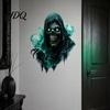 Adesivi Murali in PVC Tema Halloween Adesivo Teschio Horror Decalcomania Impermeabile Autoadesivi Decorazioni Artistiche per Casa Soggiorno Camera da Letto e Festa Adesivo