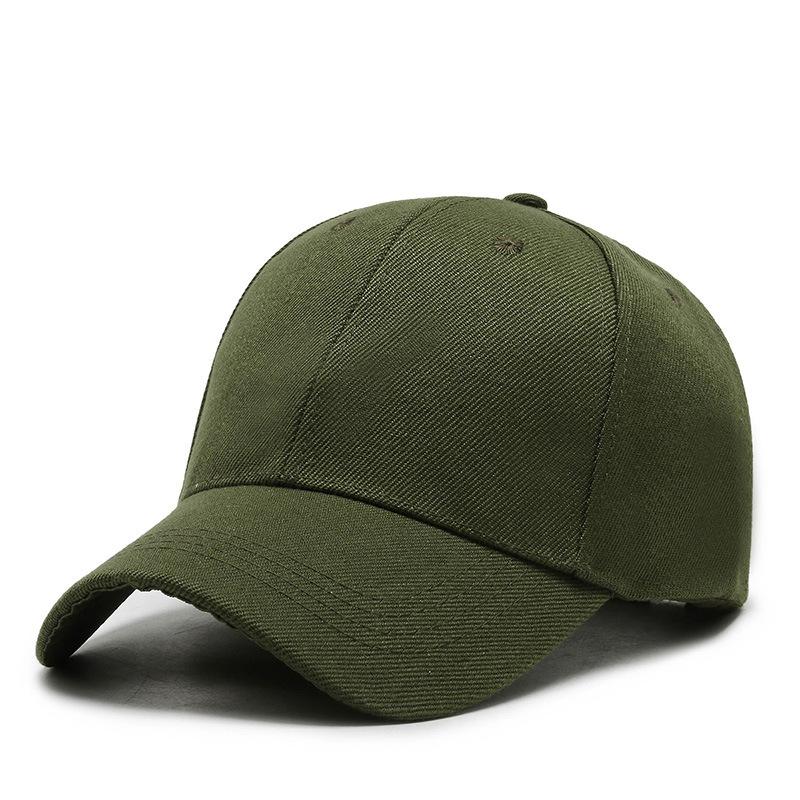 Production and 6 Panel Baseball Caps Solid Color Baseball Cap Sporty Style Cap