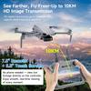 XIL 017 8K Camera Drone with 3-Axis Gimbal Foldable Quadcopter, 10KM HD Transmission Professional with 5G WiFi FPV Obstacle Avoidance Quadcopter