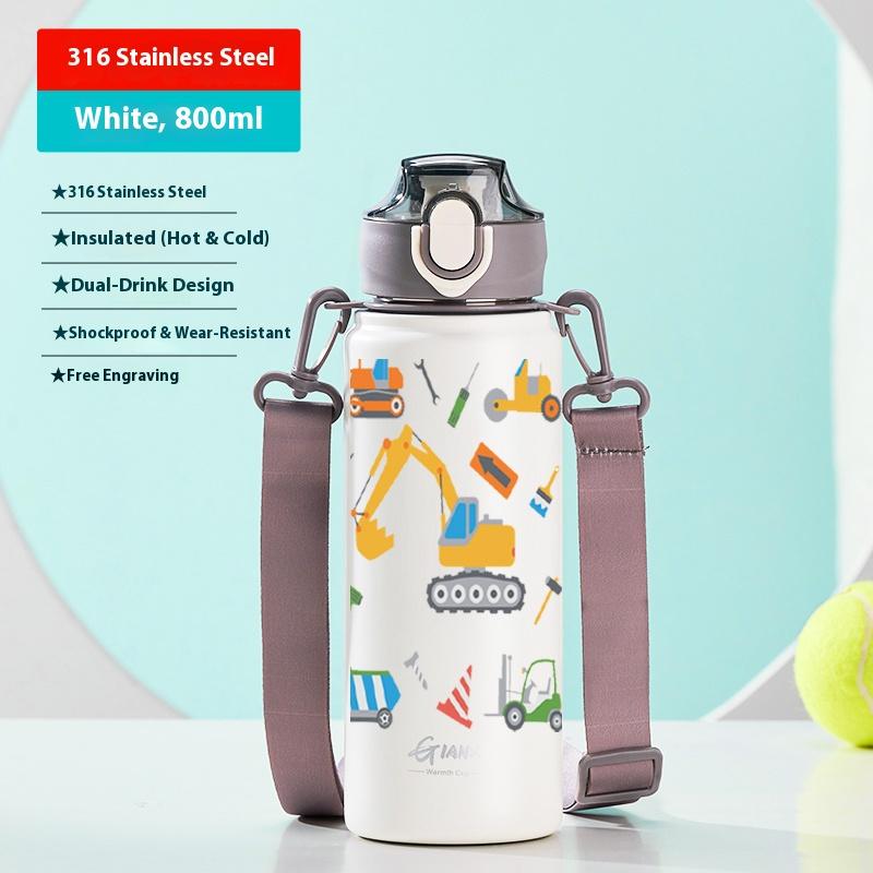 Gianxi Children's Insulated Cup Student specific Water Cup Kindergarten Primary School Large Capacity Cup Insulated Cup