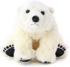 Carolata Polar Bear Plush Toy (Real Animal Family ParentSoft Touch) Realistic Animal Bear Stuffed Toy Doll Gift Present Birthday (Twice Tested) 