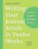 Writing Your Journal Article In Twelve Weeks Paperback O472 IN-R5