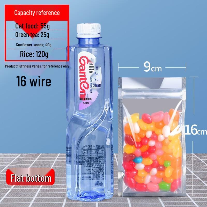 Qianxing Semi-Transparent Stand-Up Aluminum Foil Self-Sealing Bags