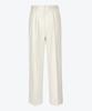 Legasi All Season Double-Pleat Wide Elastic Slacks - Cream