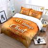 "I Can Do All Things Bedding Set" Bedding set (1 duvet cover, 2 pillowcases, duvet not included)