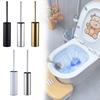 Toilet Brush Holder Brushed Nickel Stainles Steel Round Freestanding Bowl Toilet