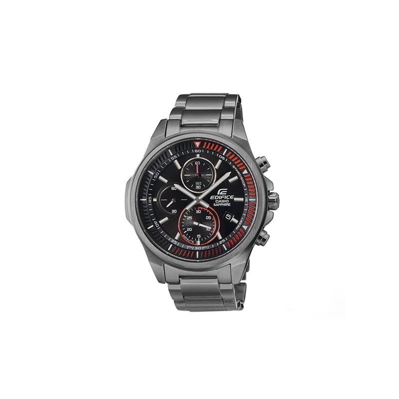 CASIO EDIFICE series, thin, simple and waterproof, Quartz, Steel Strap, , 49.3mm men's watch, black dial EFR-S572YDC-1AUPR