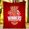 1pc Football Team (41) Theme Blanket - Digital Print, Polyester, Cozy for All Seasons, Perfect for Outdoor, Camping, and Travel