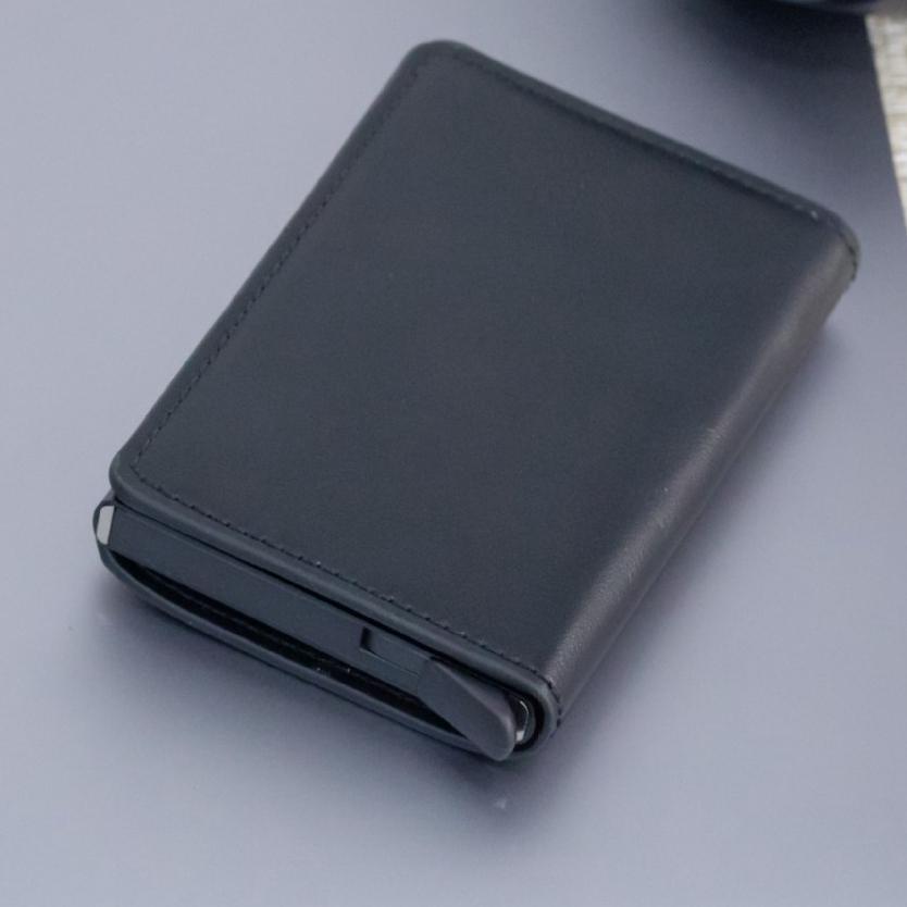 

Мужской и женский смарт-кошелек, держатель для кредитных банковских карт, модный кошелек из алюминиевого сплава, деловой повседневный мини-кошелек, брендовый кошелек из искусственной кожи