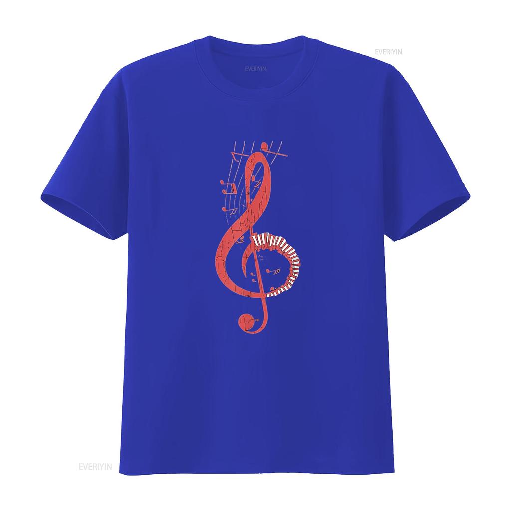 Womens Piano Music Funny Player Musician T Shirt Black Large vintage Washed fashion Top For Everyday Wear designer clothes