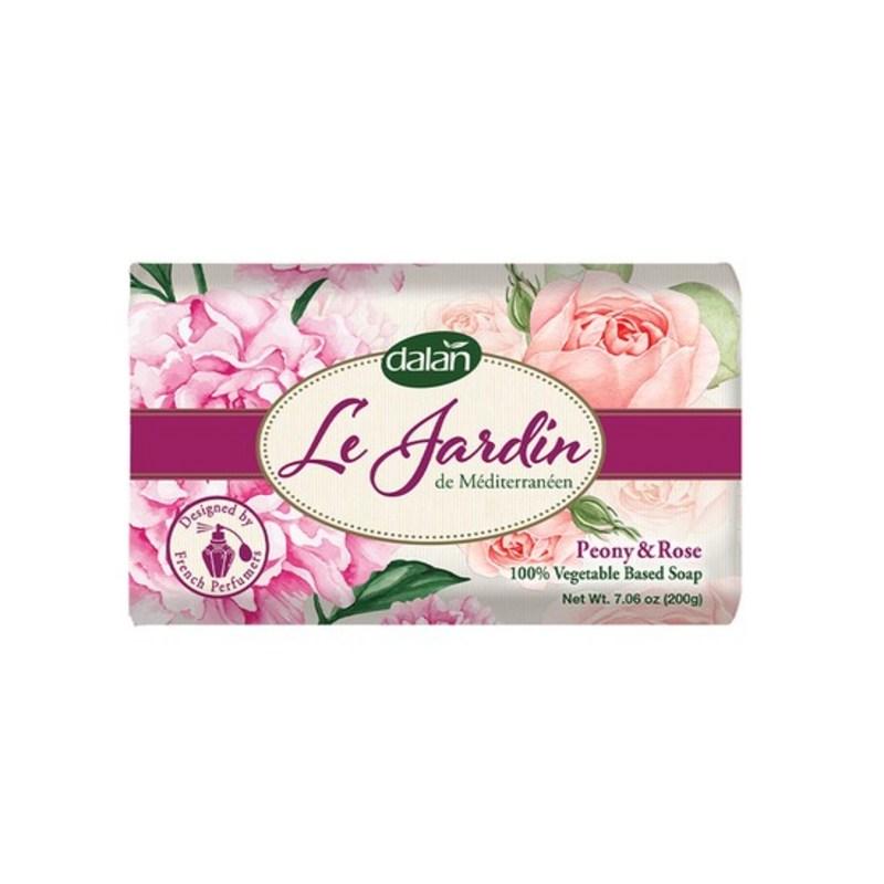 Dalan Le Jardin Peony Rose Soap 200g Cleansing Facial Solid Soap Shampoo Bar