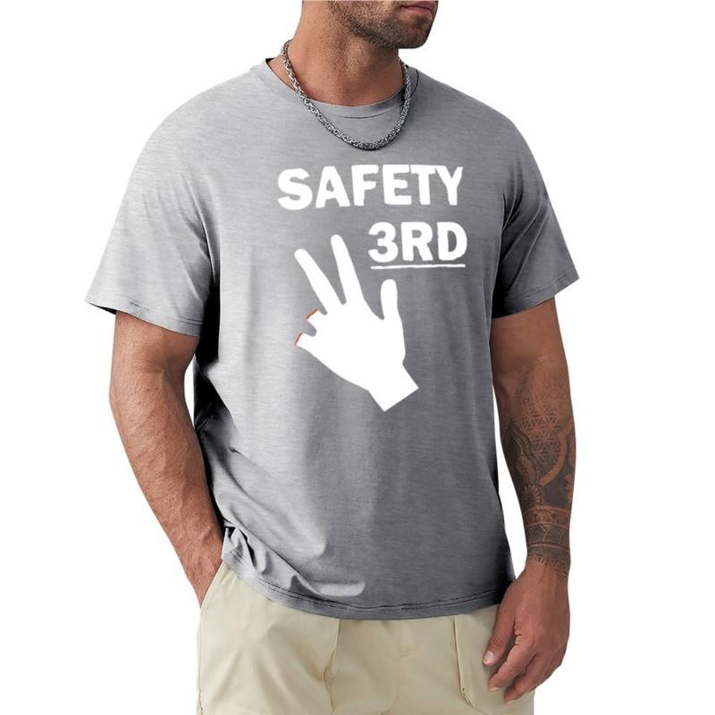 Safety Third T-Shirt cat shirts vintage clothes summer clothes men clothes