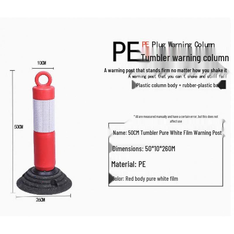 80cm Reflective Rubber-Plastic Anti-collision Road Post Guardrail