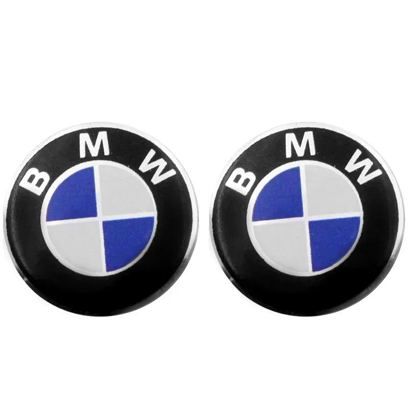 2025 Car For BMW 50 PCS 14mm Car badge Emblem car Key Sticker decoration Sticker For Bmw e46 e90 e60 e39 f30 e36 f10 f20 e87 e92