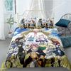 Anime Fairy Tail 3D Duvet Cover with Pillow Cover Bedding Set Single Double Twin Full Queen King Bed Set for Bedroom Decor